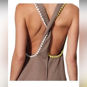 Carbon38 La Page Crochet Tank Top